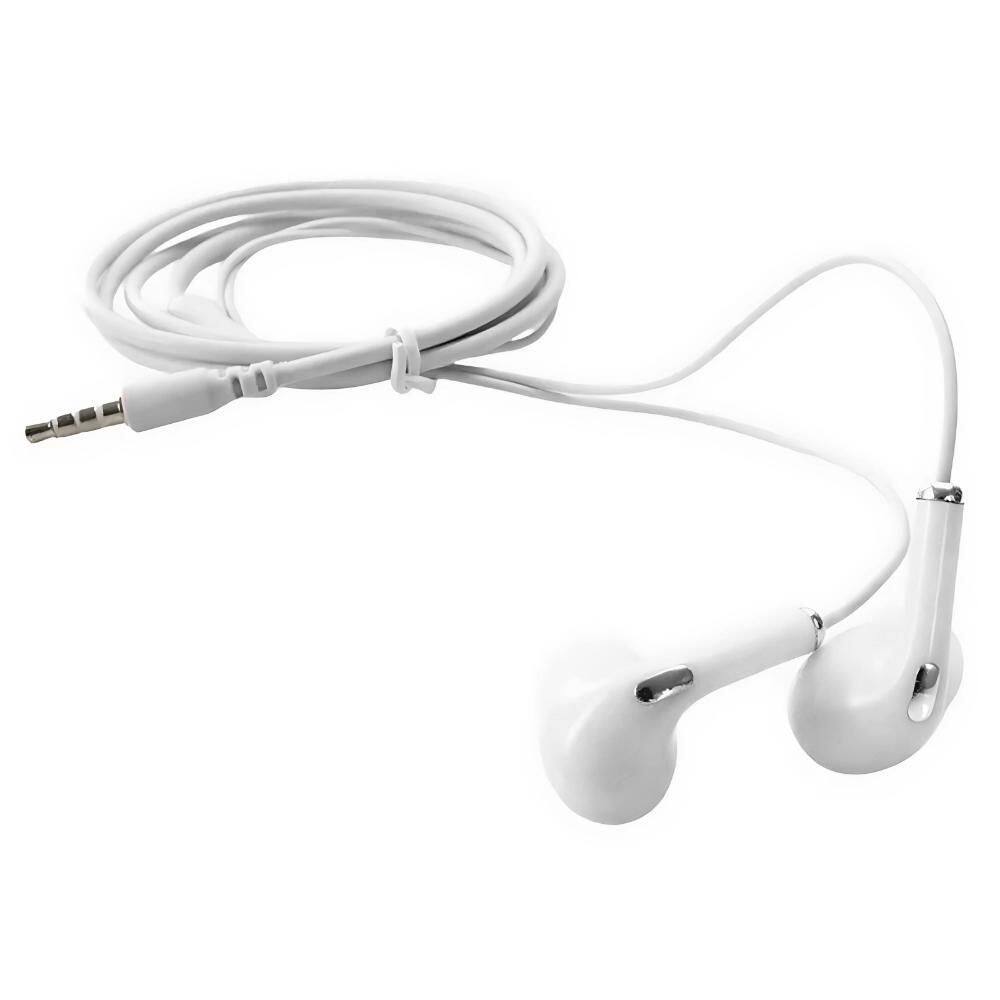 Fone De Ouvido Som Estéreo Conexão P2 Cabo 120Cm A-08 Branco