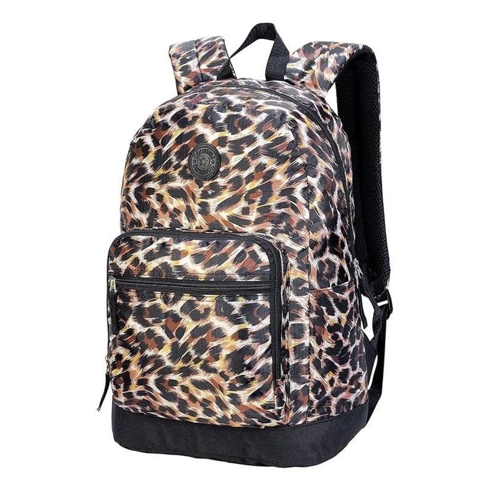 Mochila Escolar Infantil SBDZ-5609 Estampada Onça - Fuseco
