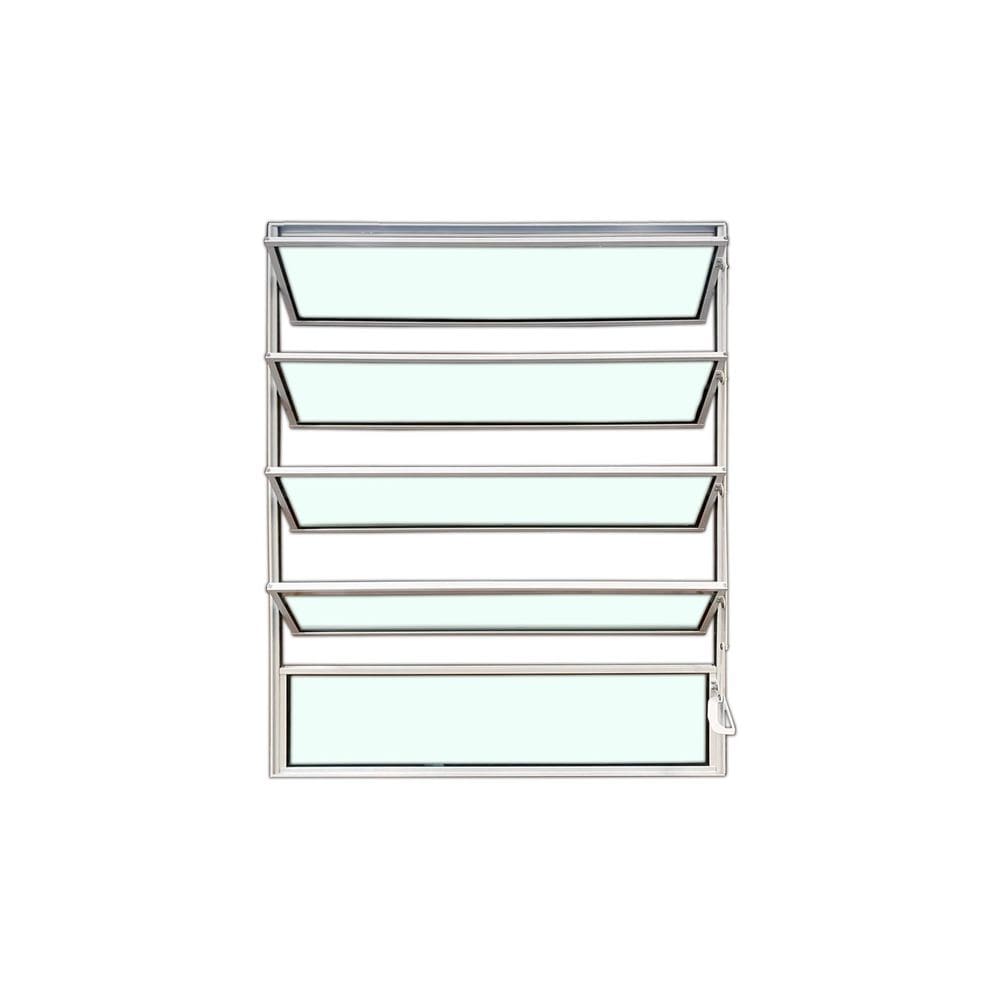 Vitro Basculante Branco 100 X 80 Vidro Liso