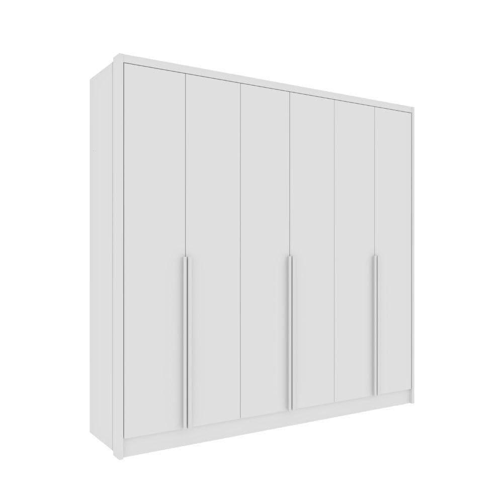 Roupeiro Fortuna 6 Portas Tcil Neve