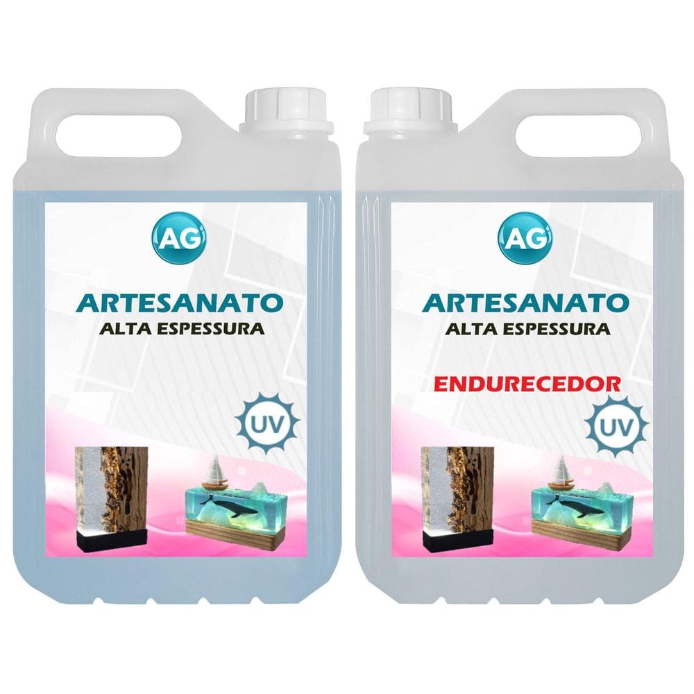 Resina Para Artesanato Alta Espessura Ag 1Kg