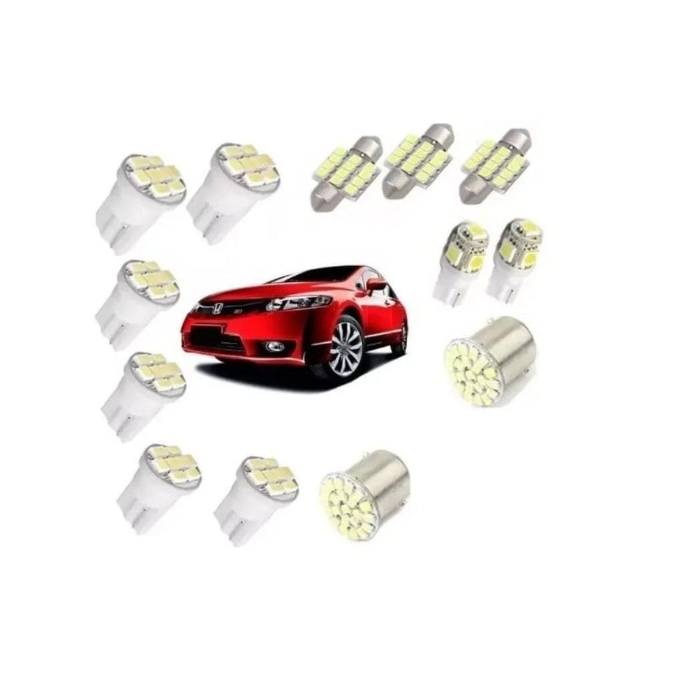 Kit Lampadas Led Honda New Civic Sem Luz De Ré