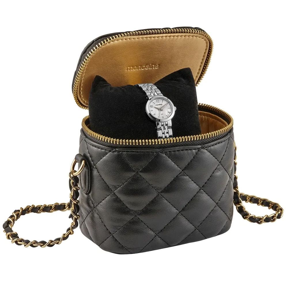 Relógio Mondaine Feminino Prata Mini 99817L0mvne2