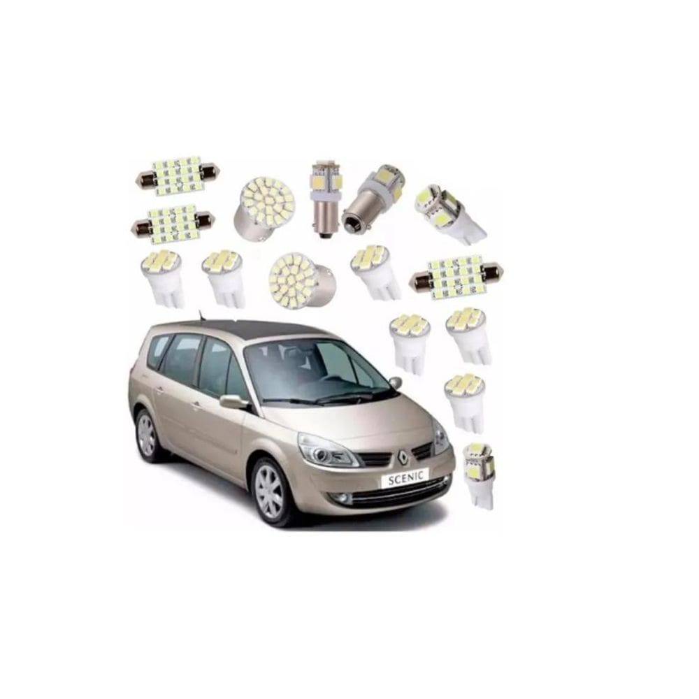 Renault Grand Scenic Kit Completo Lampadas Led + Farol