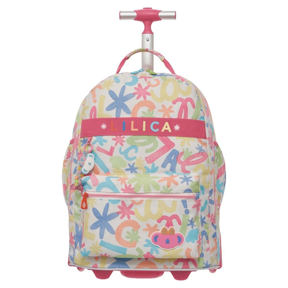 Mochilas de Rodas Escolar Lilica Ripilica Lovit Florescer