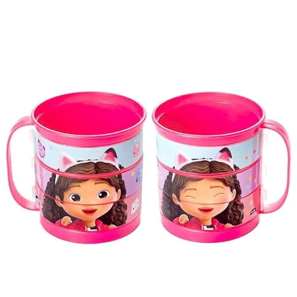 Caneca Divertida 360Ml A Casa Mágica Da Gabby Plasutil
