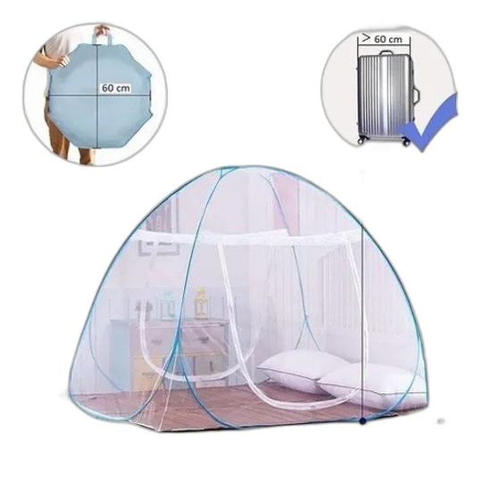 Mosquiteiro Tenda Cama Casal Dobrável Pratico E Portátil