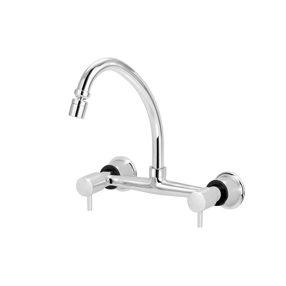 Torneira Misturador Cozinha Parede Arejador Articulado 1/4V.