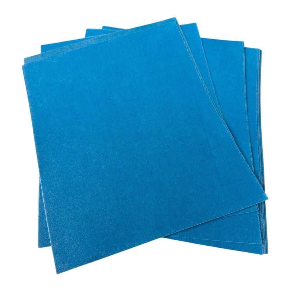 Kit 10 Folhas De Lixa Blue 338U 3M 225Mm X 275Mm Grão 320