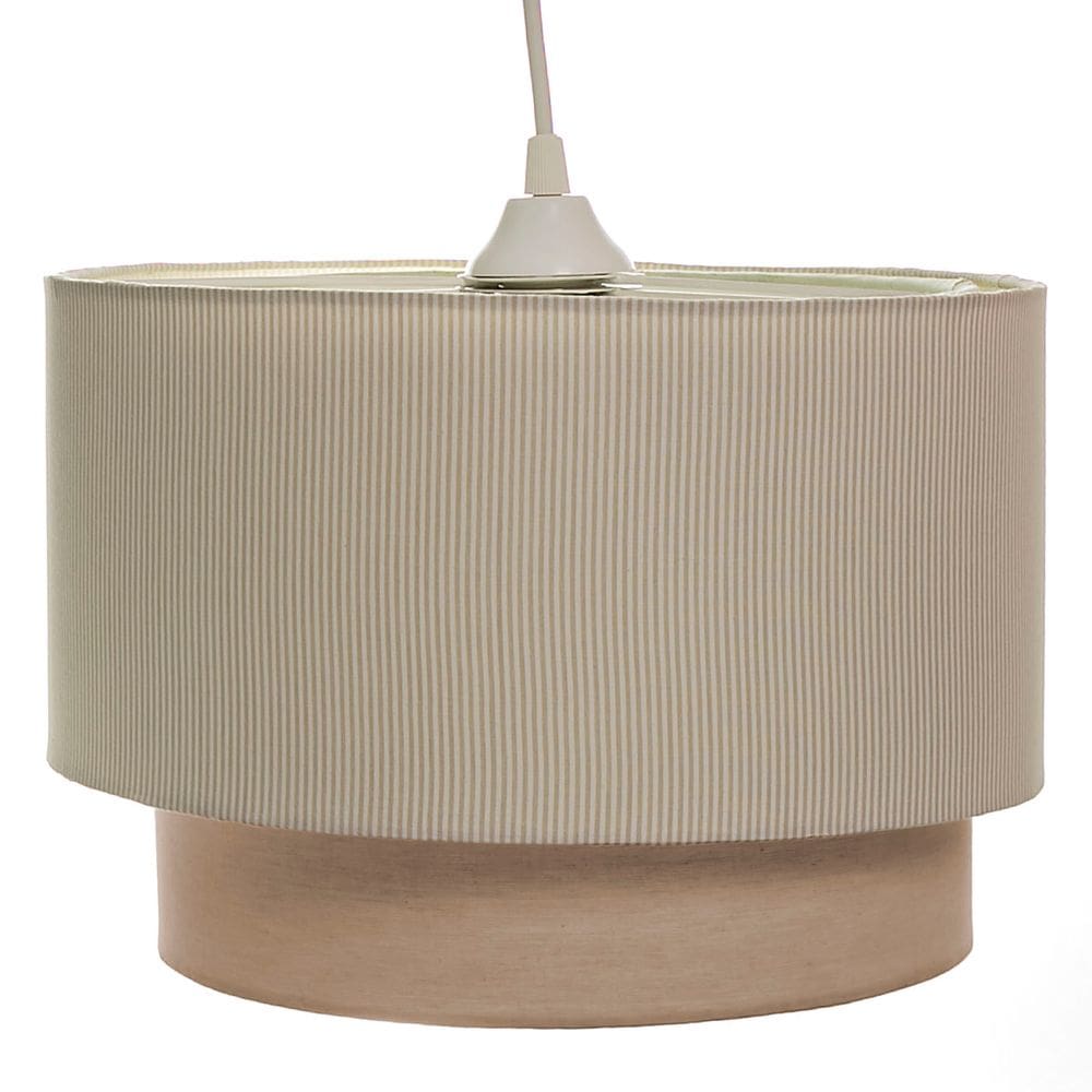 Lustre Tubular Duplo Bege Quarto Bebê Infantil Menina Menino