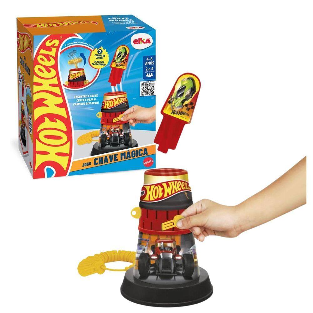 Jogo Chave Mágica Hot Wheels 1326 - Elka