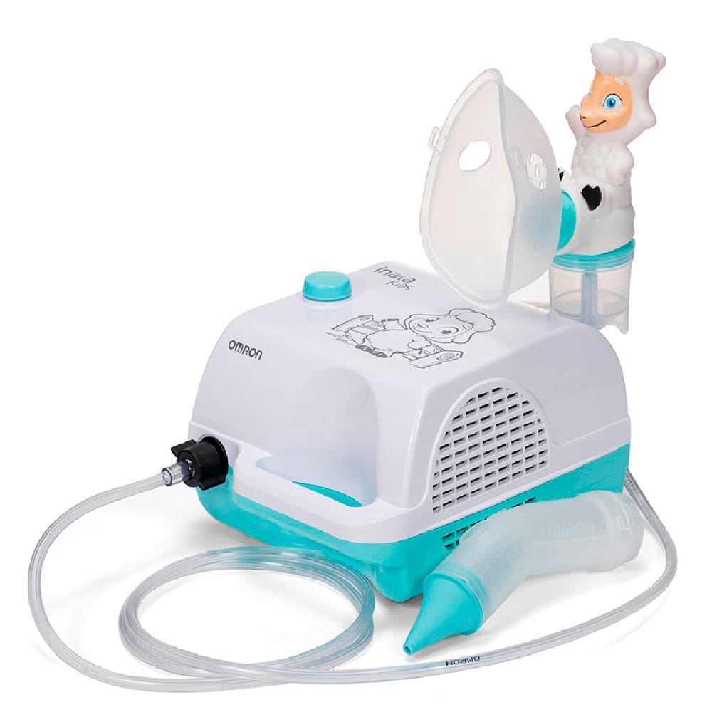 Inalador Compressor e Aspirador Nasal InalaKids NE-C703 Omron 1 Unidade