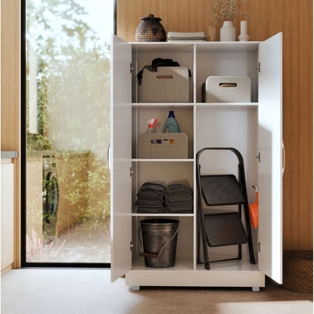 Armário 2 Porta Multiuso Para Lavanderia Cozinha e Dispensa