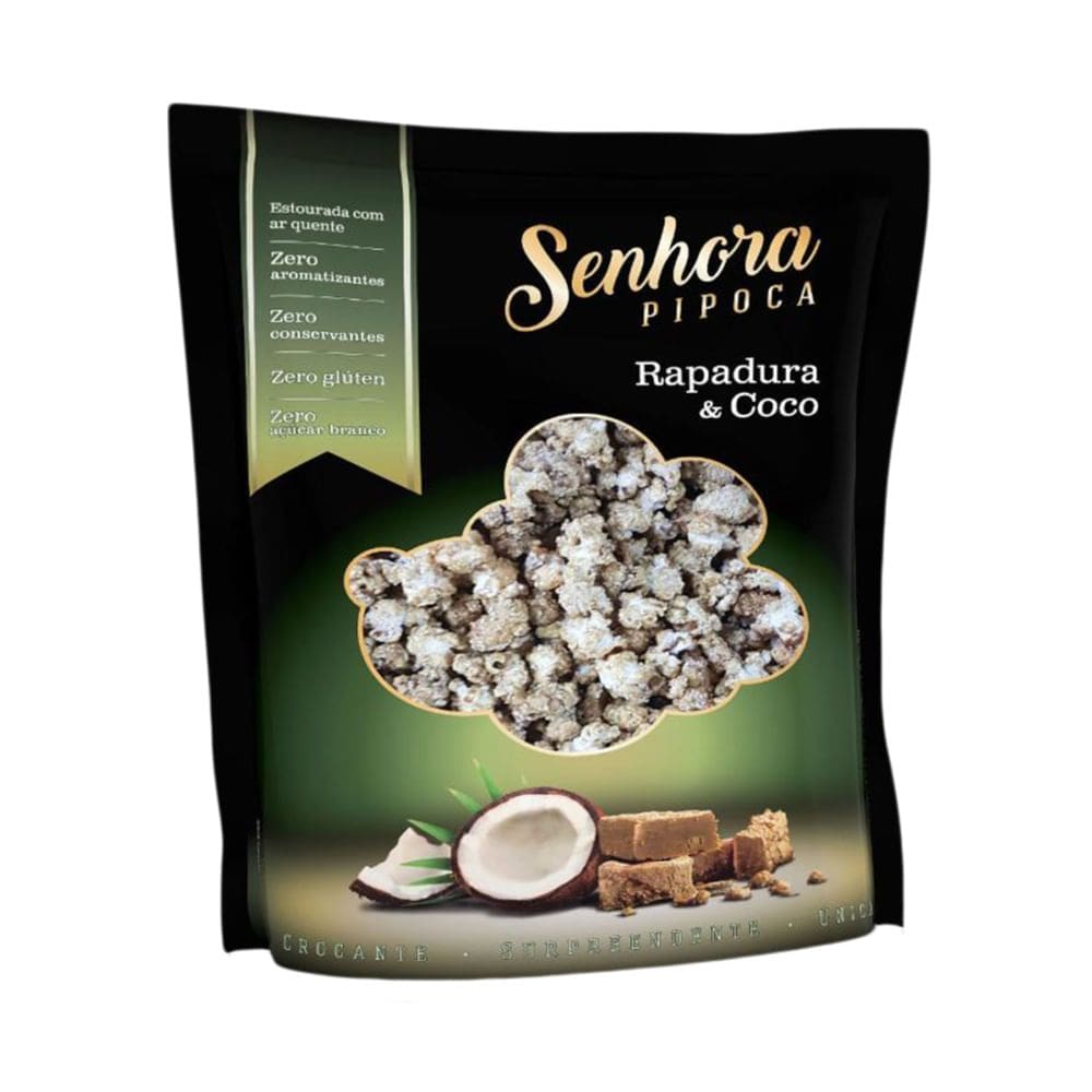 Pipoca Senhora Pipoca Rapadura e Coco 100g