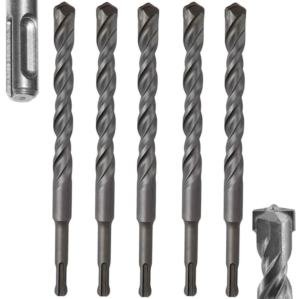 Broca Vídea Fura Parede Concreto 12Mm X 160Mm Sds Plus 05 Un