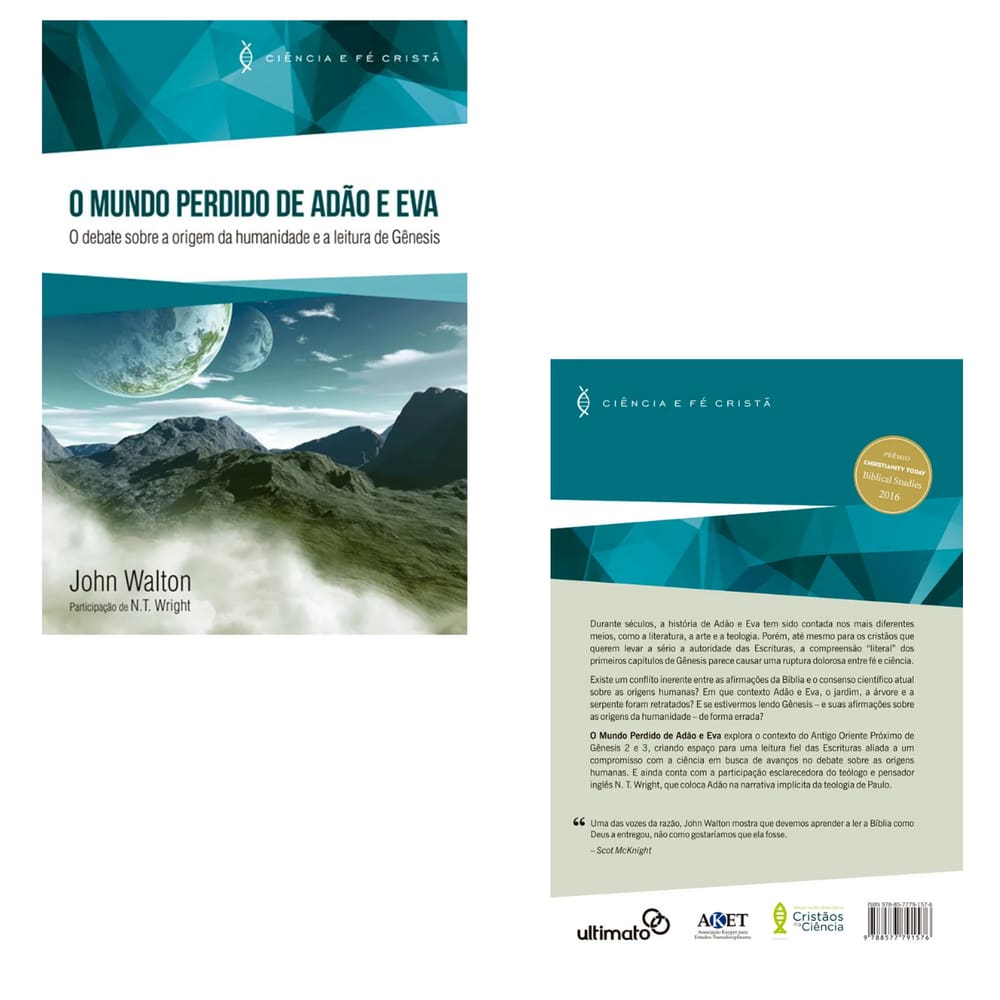 Livro O Mundo Perdido De Adao E Eva, Debate Sobre A Origem Da Humanidade J. Walton