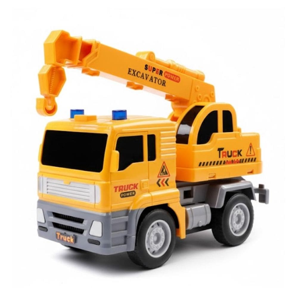 Caminhão de Construção com Som e Luz a Fricção - SHINY TOYS