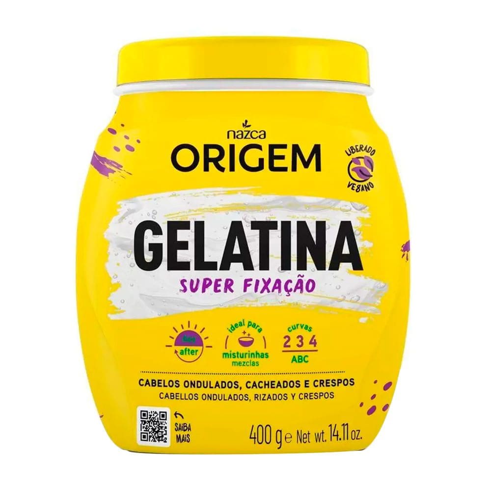 Gelatina Nazca Origem Super Fixação 400g