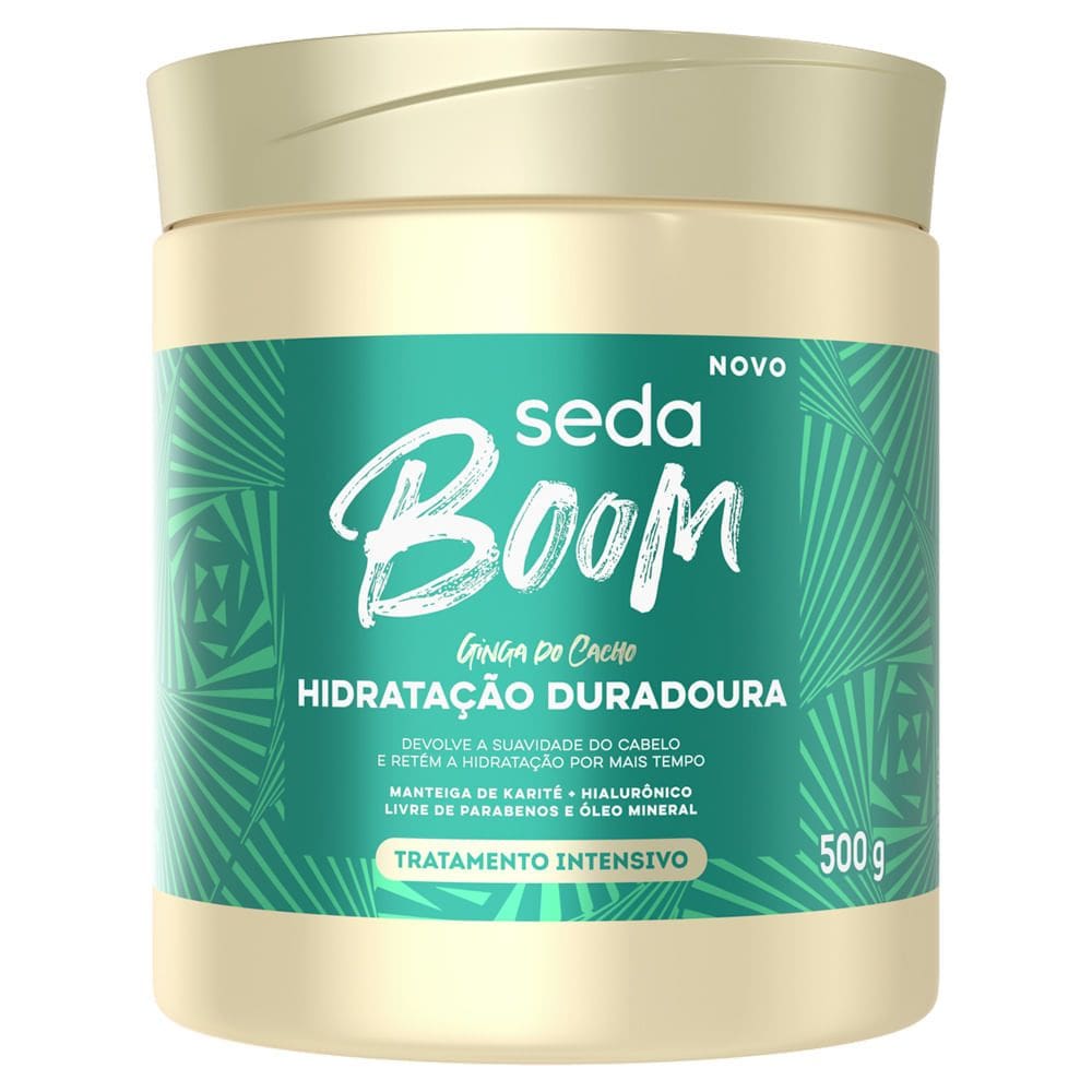 Máscara de Tratamento Intensivo Seda Boom Hidratação Duradoura 500g
