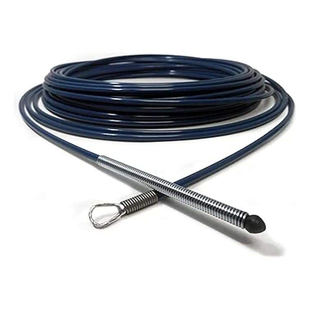 2X Passa Puxa Fio 50M Cabo De Aço Ponta Soldada Uso Profissi