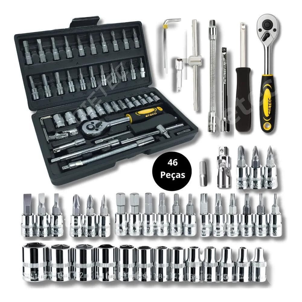 2X Jogo De Chave Soquete Catraca Chave De Fenda Philips Soqu