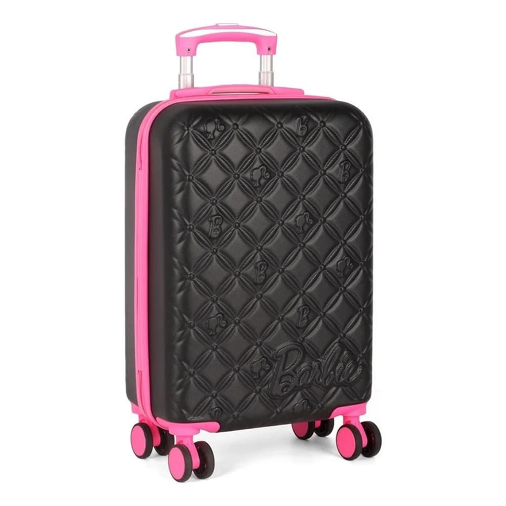 Mala de Viagem Pequena bordo Com Rodinhas Barbie Luxcel