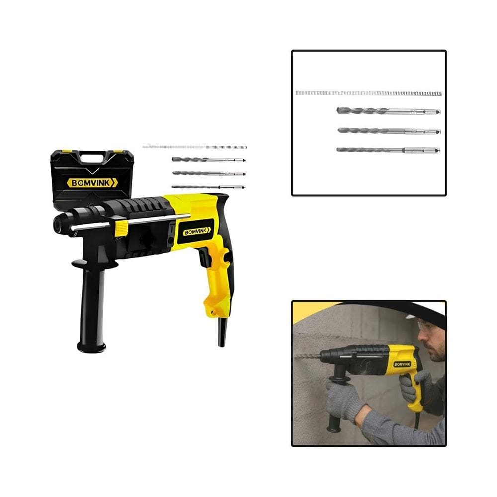 Furadeira E Martelete Com Impacto 110V 220V 800W - 110V