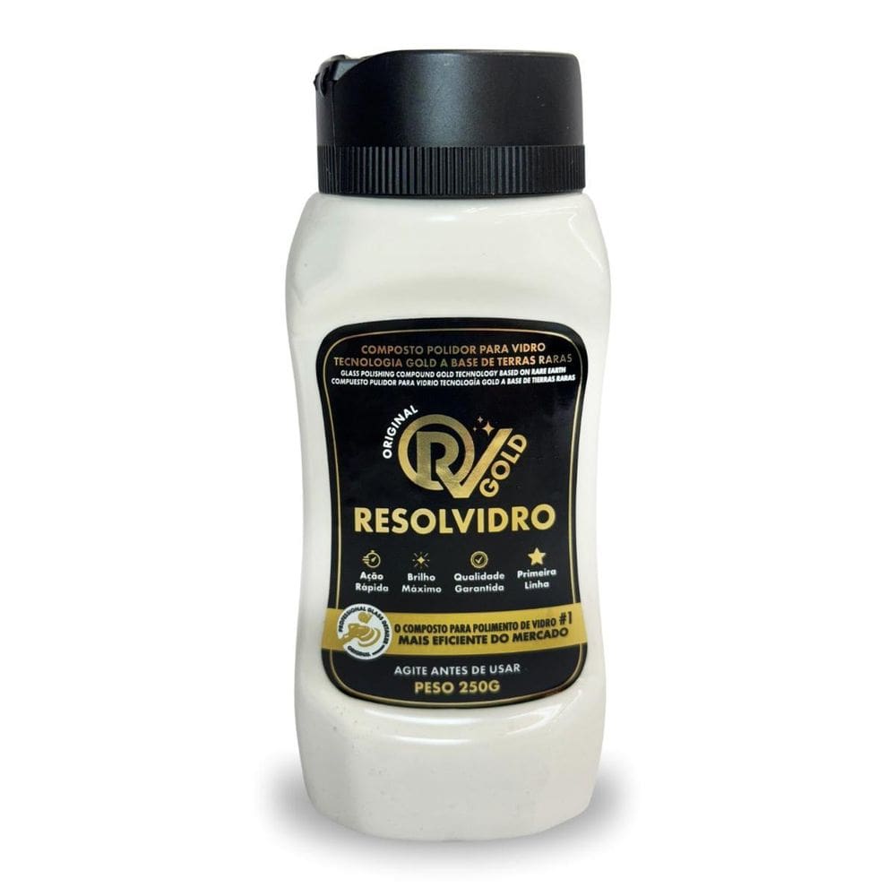Composto Polidor Para Vidros Gold 250G Resolvidro
