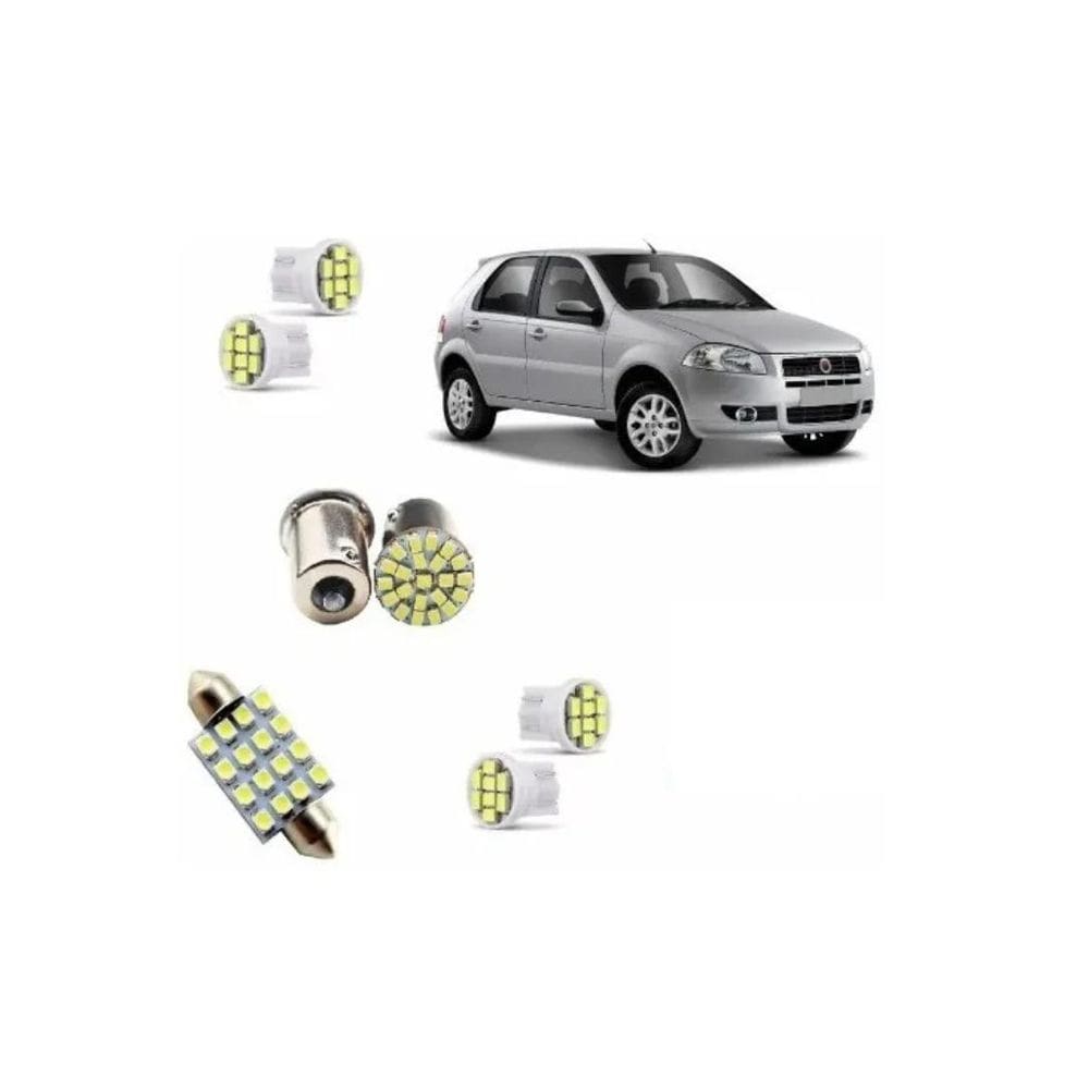 Kit Lampada Led Fiat Palio 2012 2013 2014 2015 2016