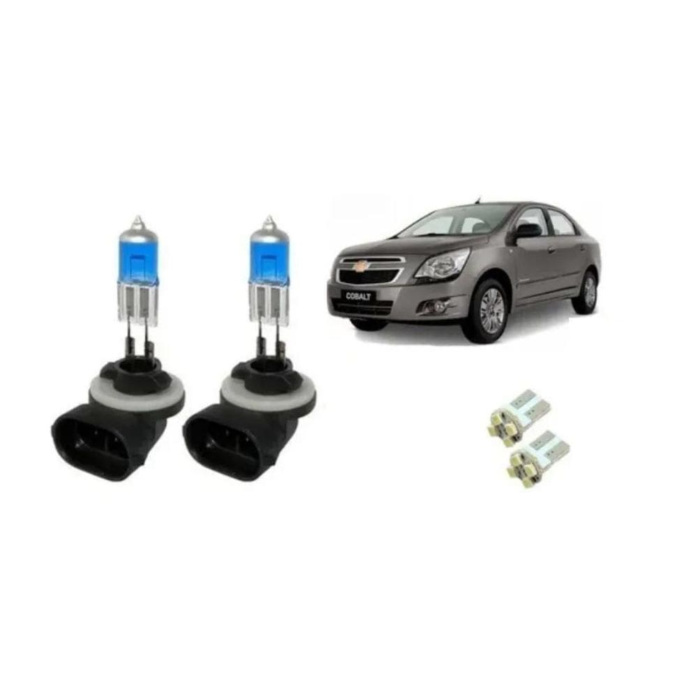 Lampada Super Branca Farol Milha 8500K Gm Cobalt Homologada