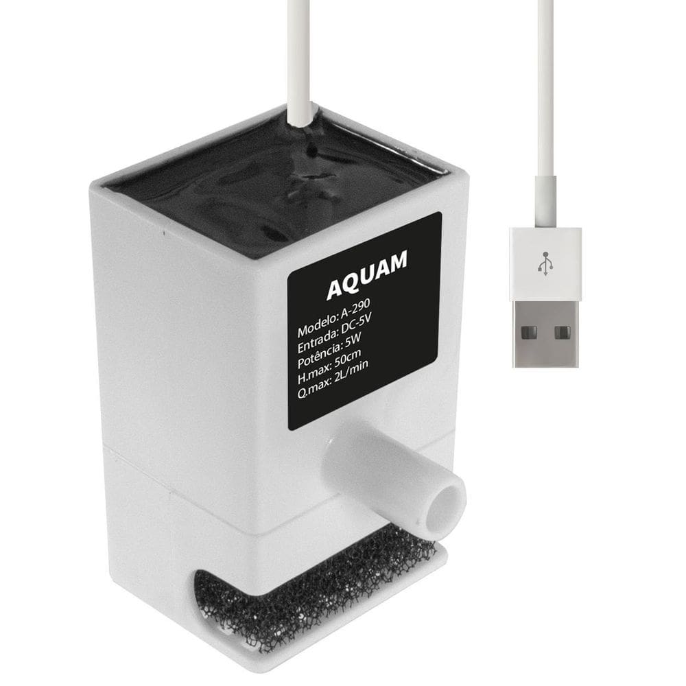 Bomba Submersa Xinxiu A-290 Usb 120Lh - Bivolt