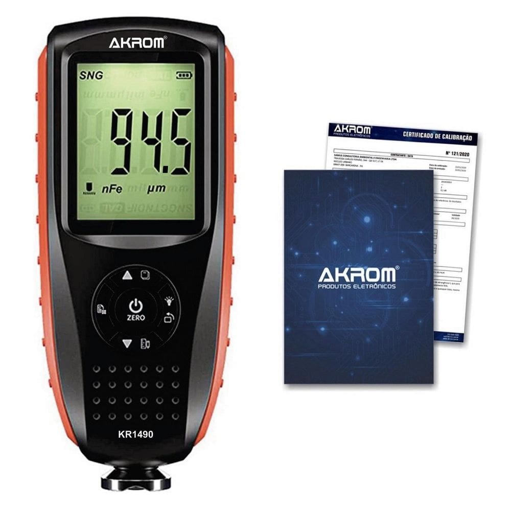 Medidor Espessura Camadas Certificado Calibração - Kr1490