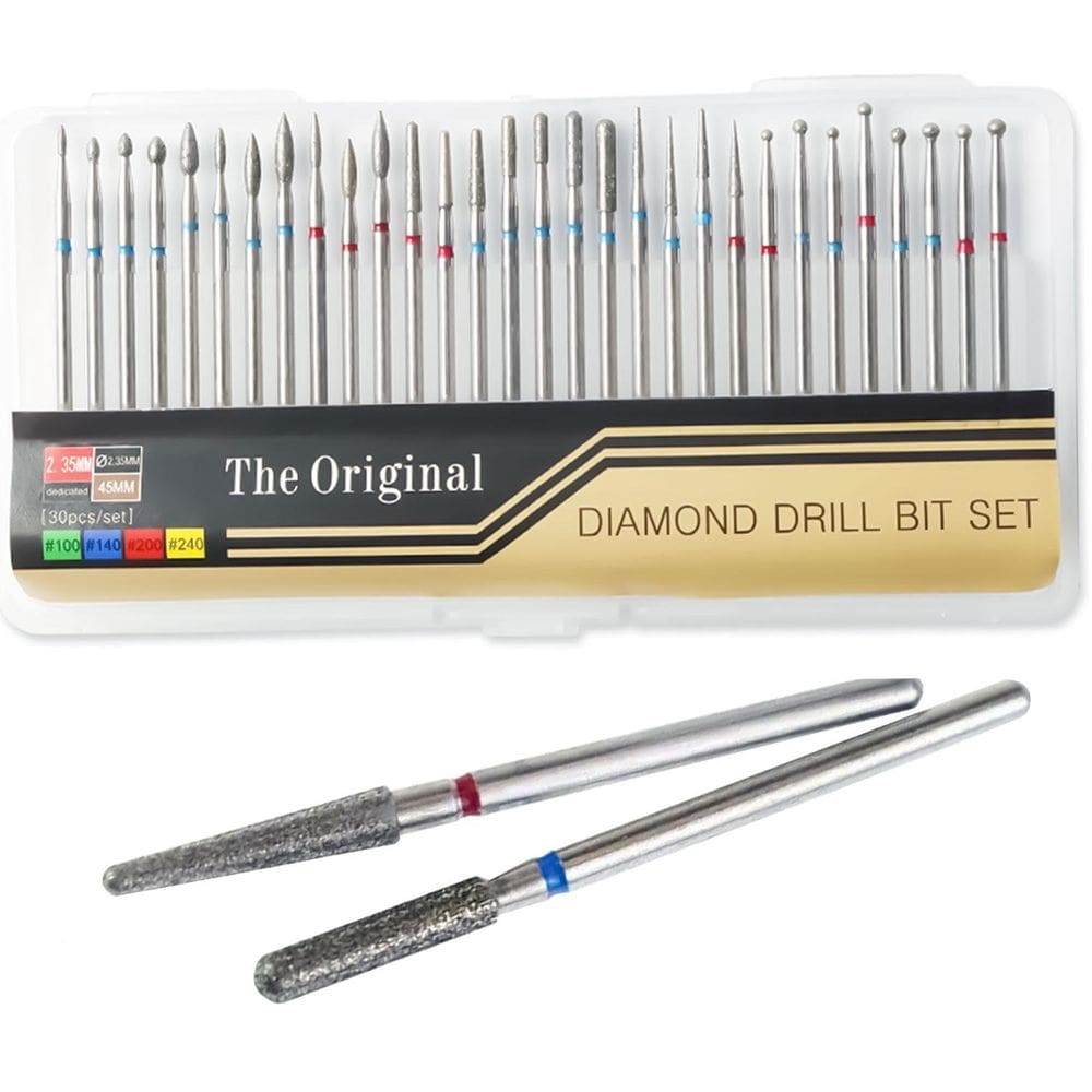 Kit 30 Pontas Diamantadas Para Micro Retifica Unha Manicure