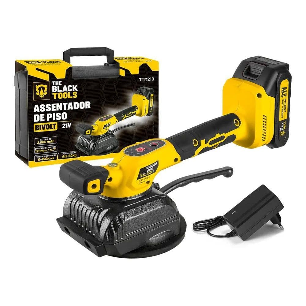 2X Maquina Assentar Pisos Porcelanatos Elétrica Com Ventosa