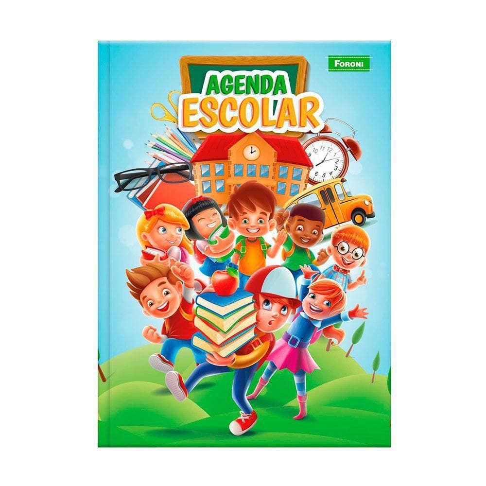 Agenda Escolar Permanente Capa Dura 96Fls