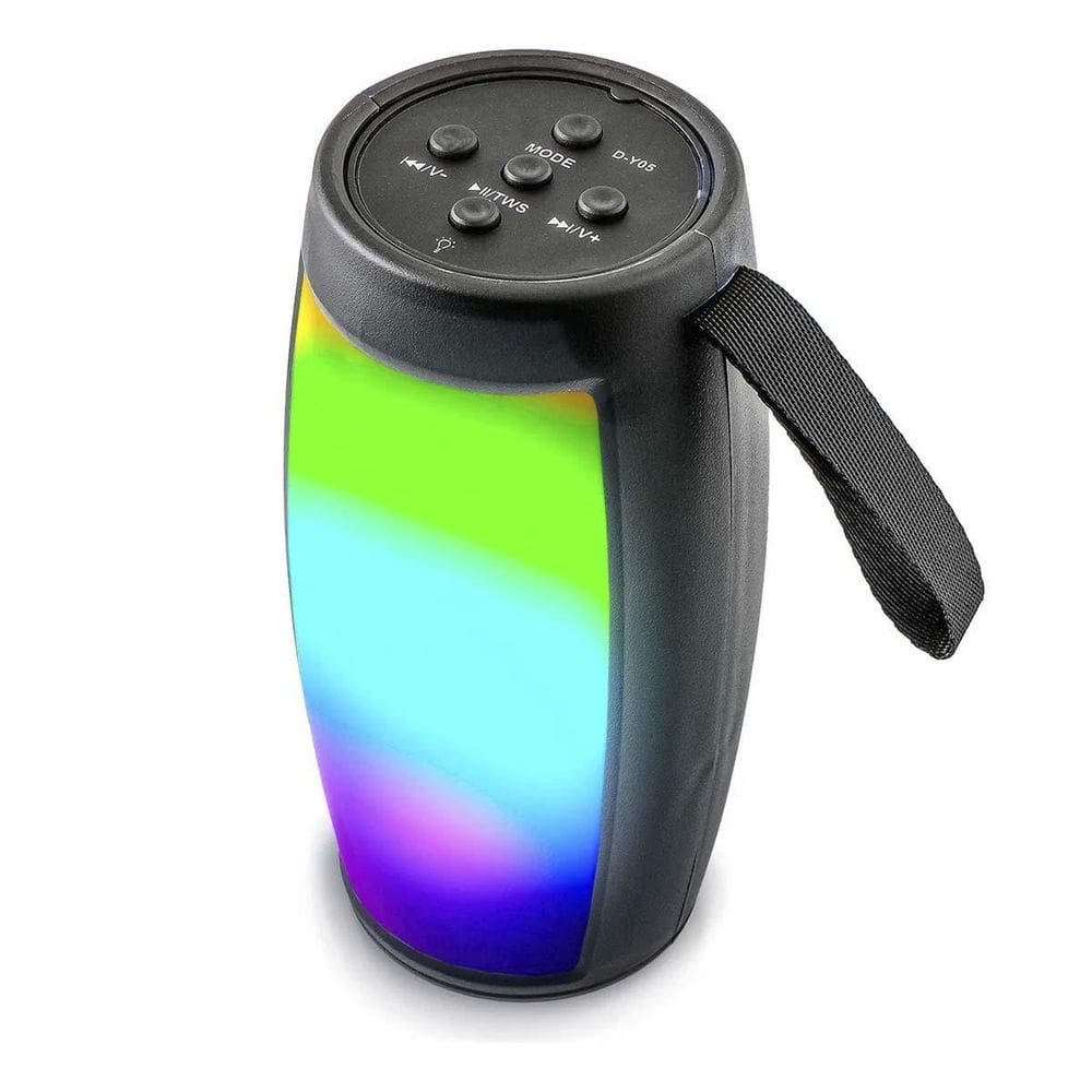 Caixa De Som Bluetooth Tws Rgb Portátil 8W Xtrad Azul