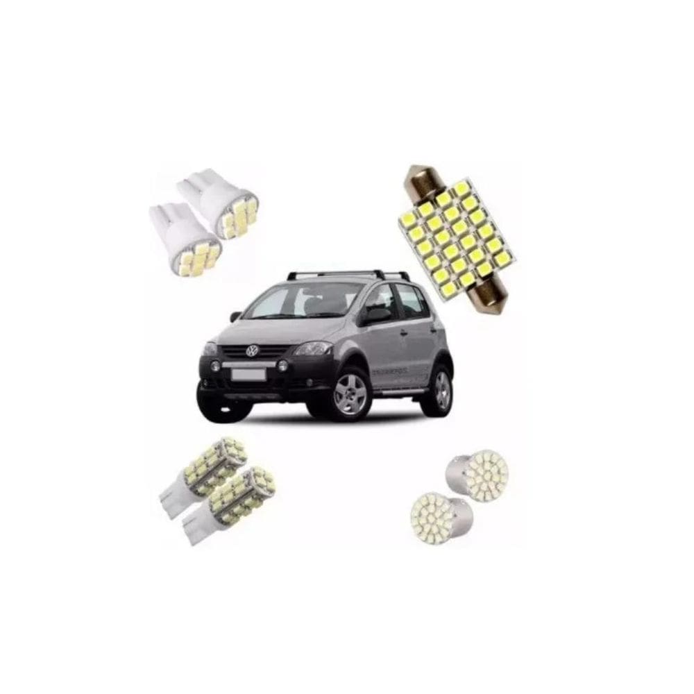 Kit Lâmpadas LED Crossfox 1º Geração BLUE LION