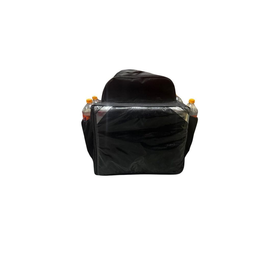 Mochila Bag Com Isopor Laminado Preta Motoboy Delivery