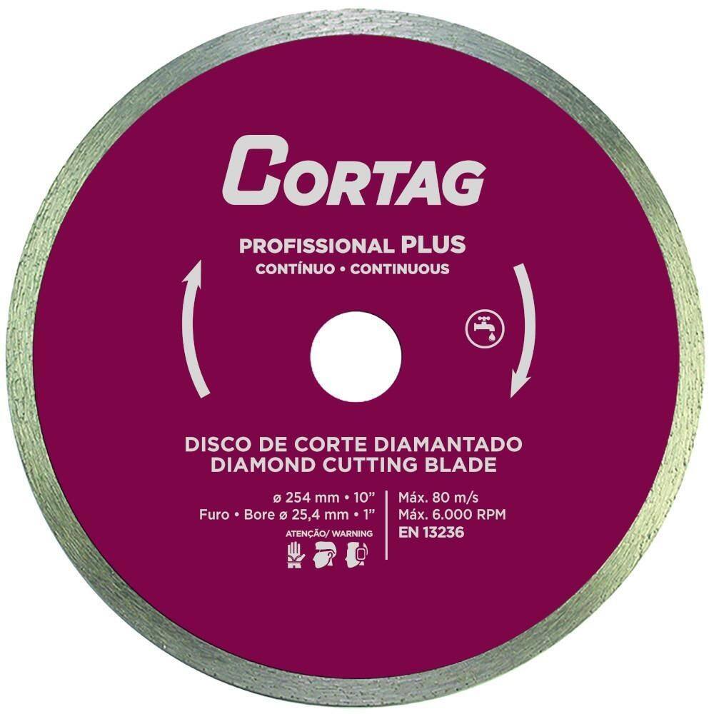 Disco Diamantado Plus 250 Mm - Cortag