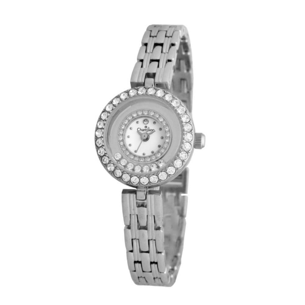 Relógio Champion Feminino Ref: Cf24733Q Fashion Prateado