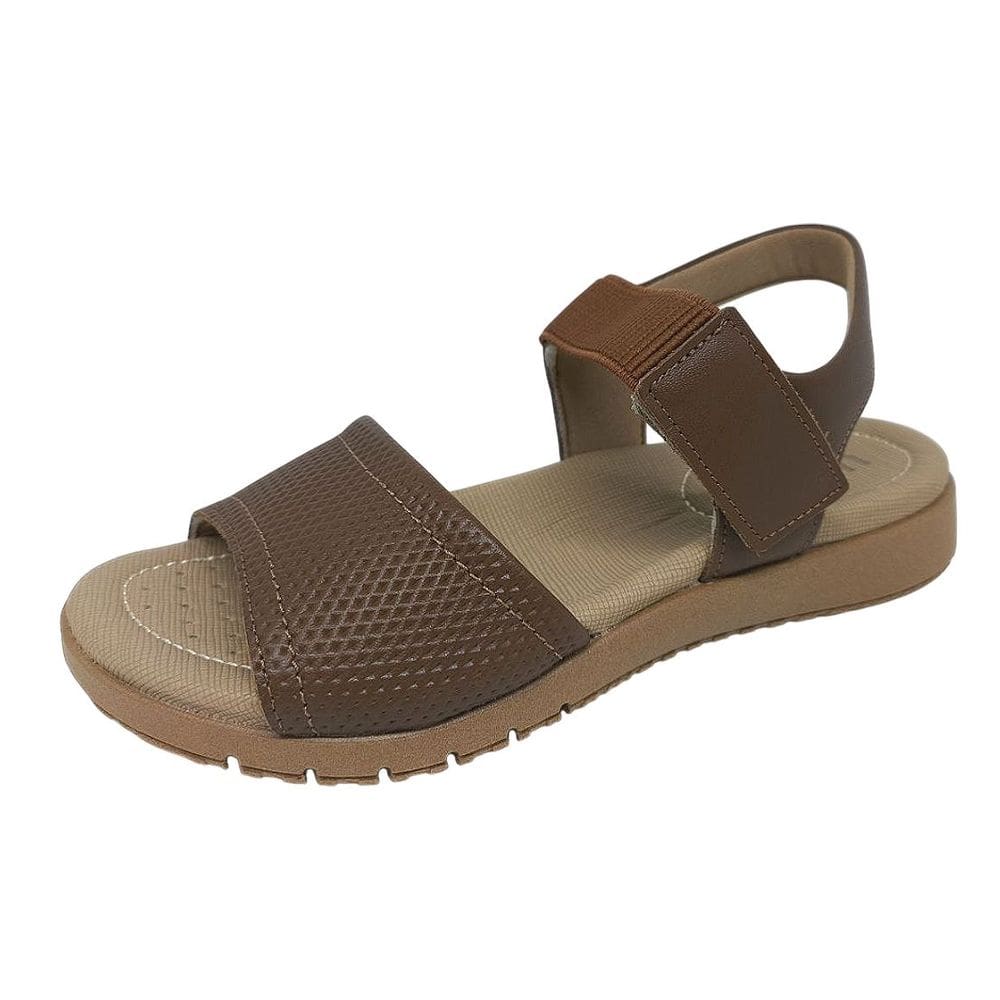 Sandalia Feminina Anabela Baixa Passeio Conforto Usaflex