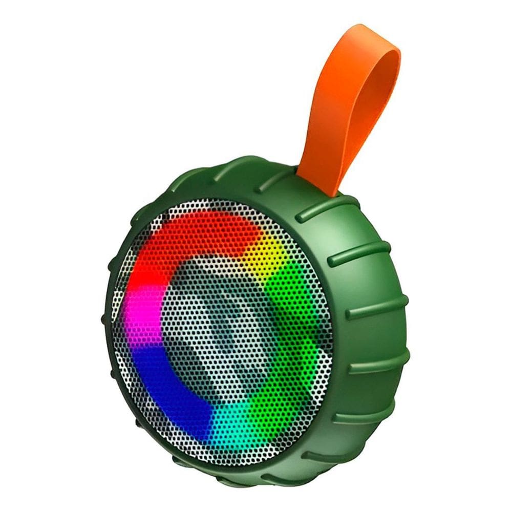 Mini Caixa De Som Bluetooth Portátil Verde À Prova Dágua