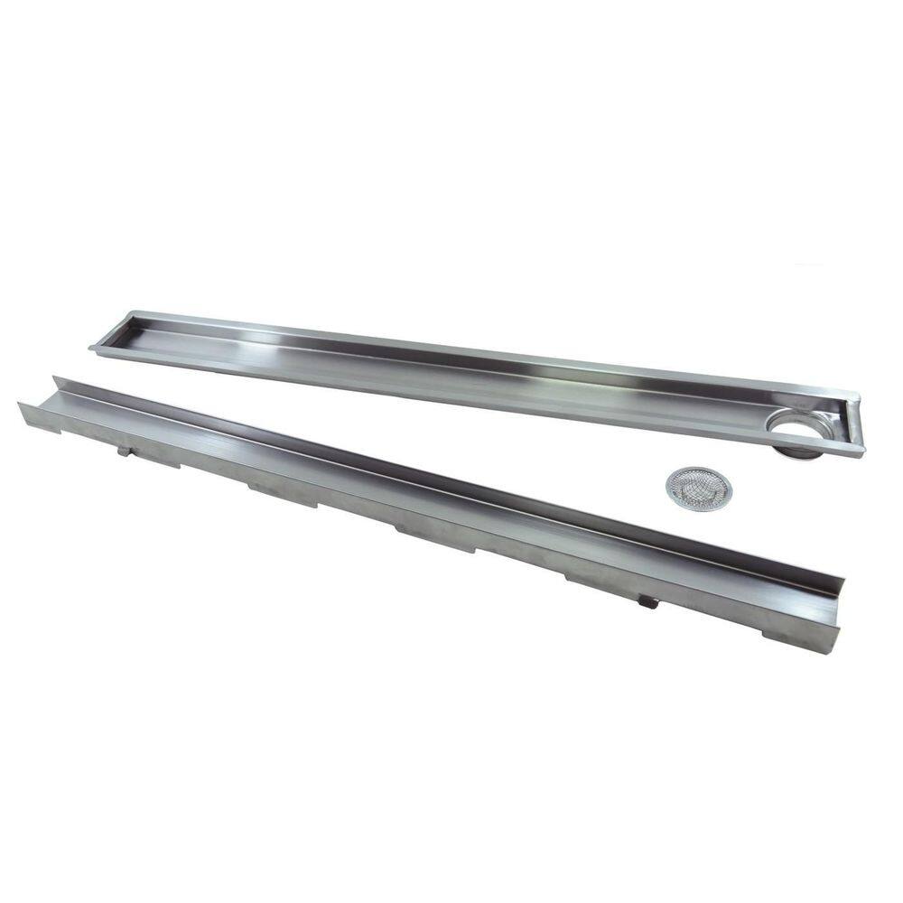 Ralo M1Nox Linear Oculto 90 Cm X 6 Cm Saída Lateral