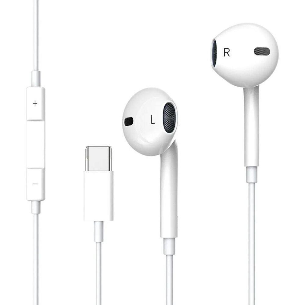 Fone De Ouvido In-Ear Tipo C Conexão Digital Áudio Potente