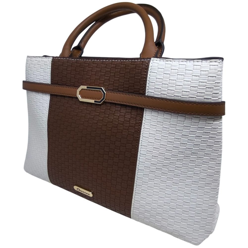 Bolsa Feminina Moderna Detalhe Fivela Alça Removível Chenson