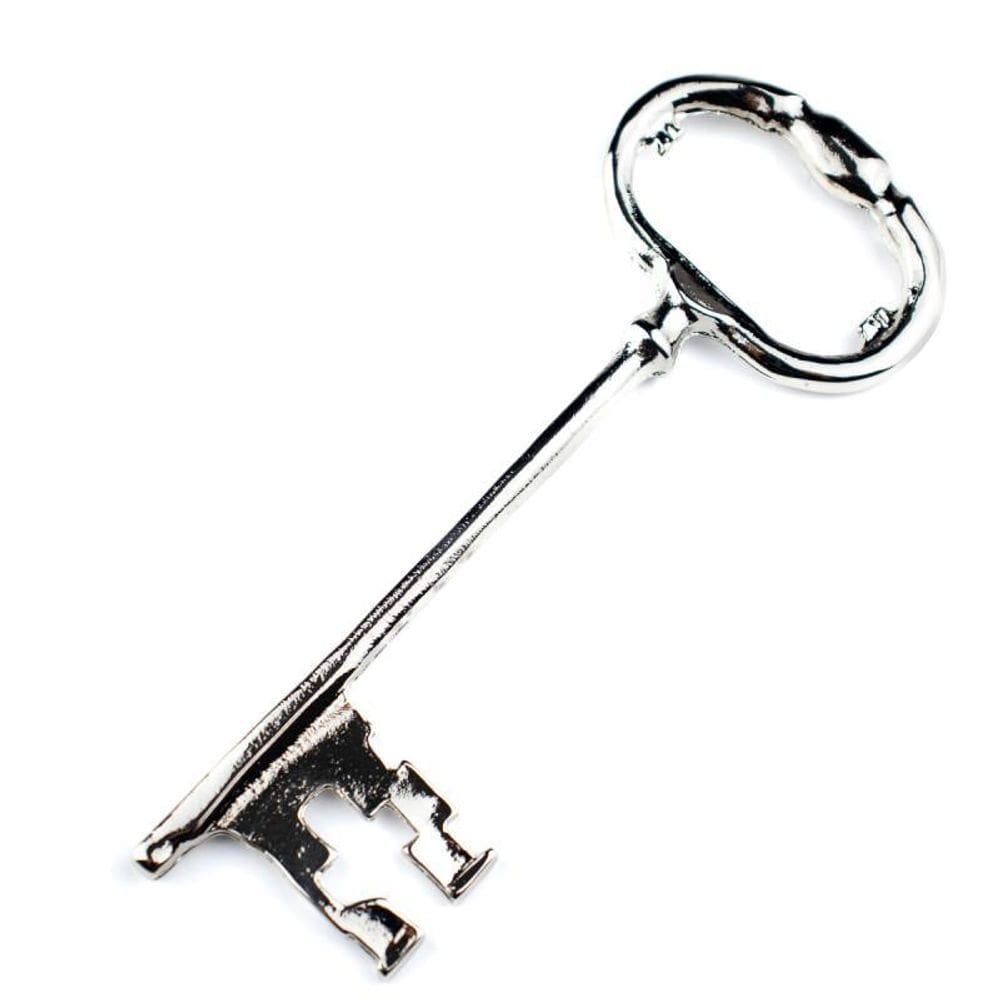 Chave Abertura De Caminhos Prateada 19,50 Cm Em Metal