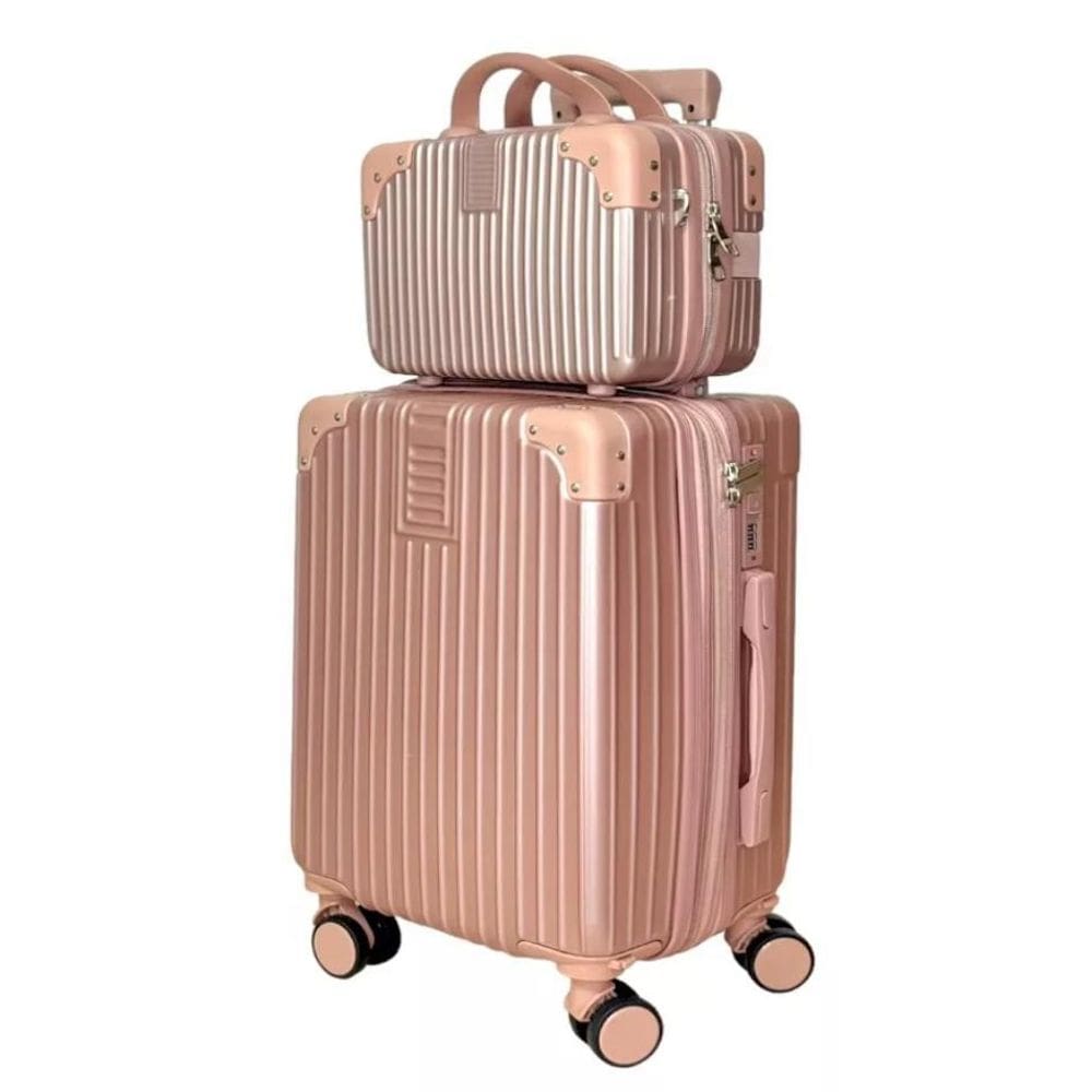 Mala De Bordo Lançamento Roda Dupla+ Mala De Mão