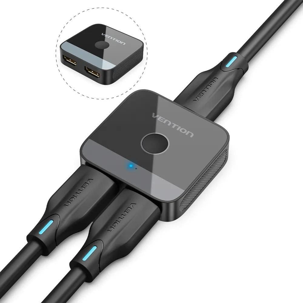 2X Hub Hdmi Switch 4K 1X2 2X1 Para Tv Computador Ps5 Xbox 36