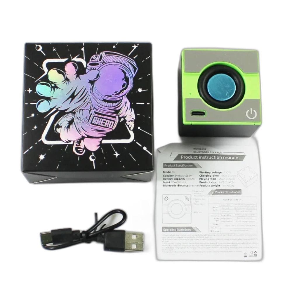 Caixinha Som Astronauta Chegada Rápida Alta Qualidade