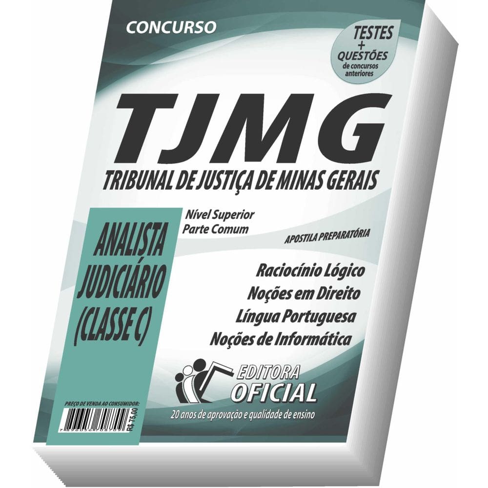 Apostila Tj-Mg - Analista Judiciário Classe C - Parte Comum